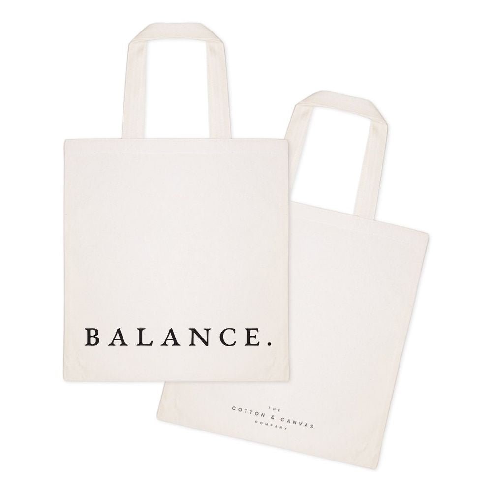 Balance Gym Cotton Canvas Tote Bag - Dear Autumn