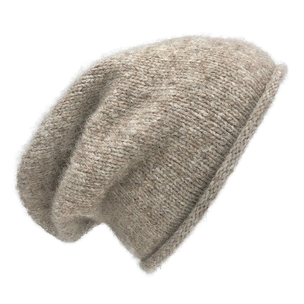 Beige Essential Knit Alpaca Beanie - Dear Autumn