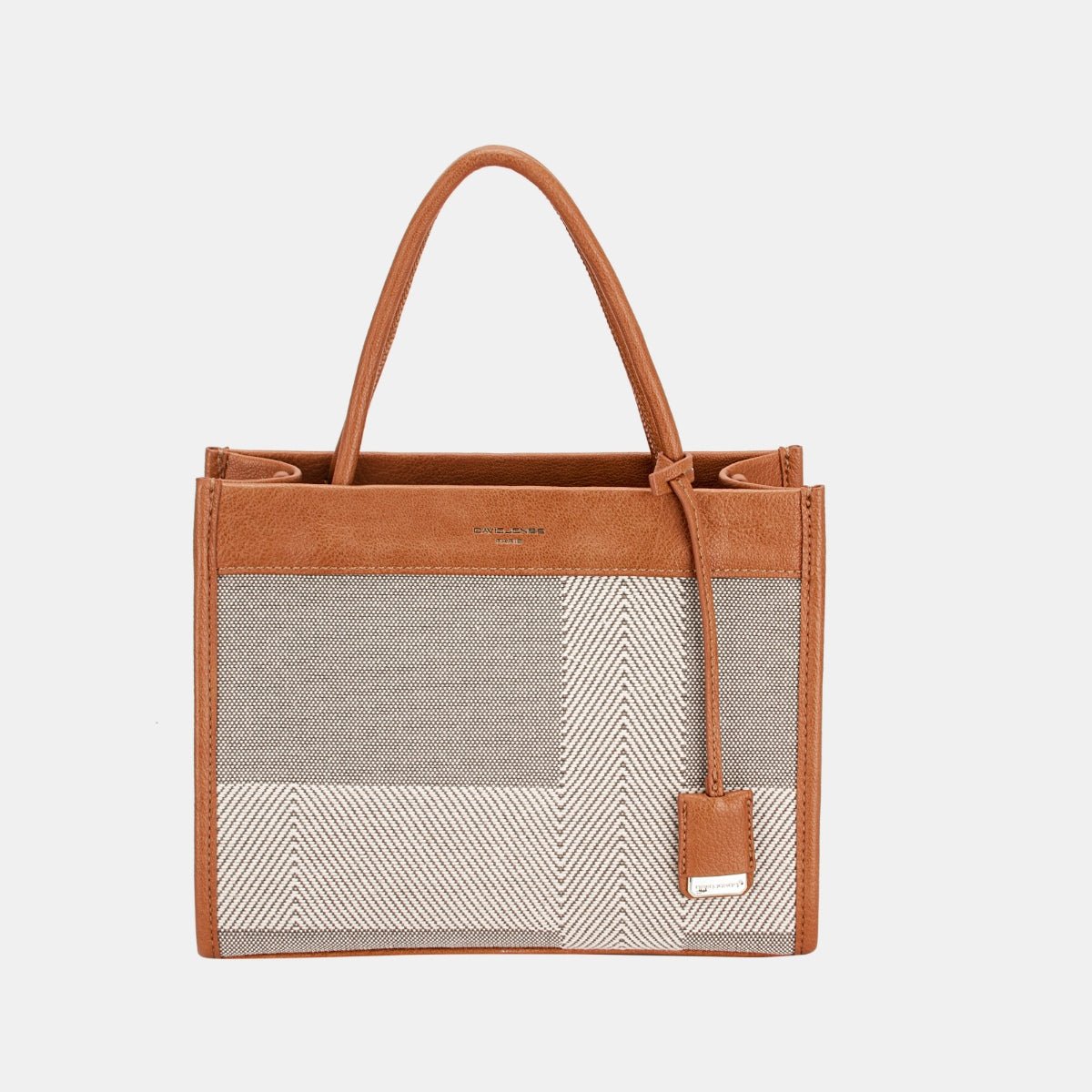 David Jones Striped Contrast Tote Bag - Dear Autumn