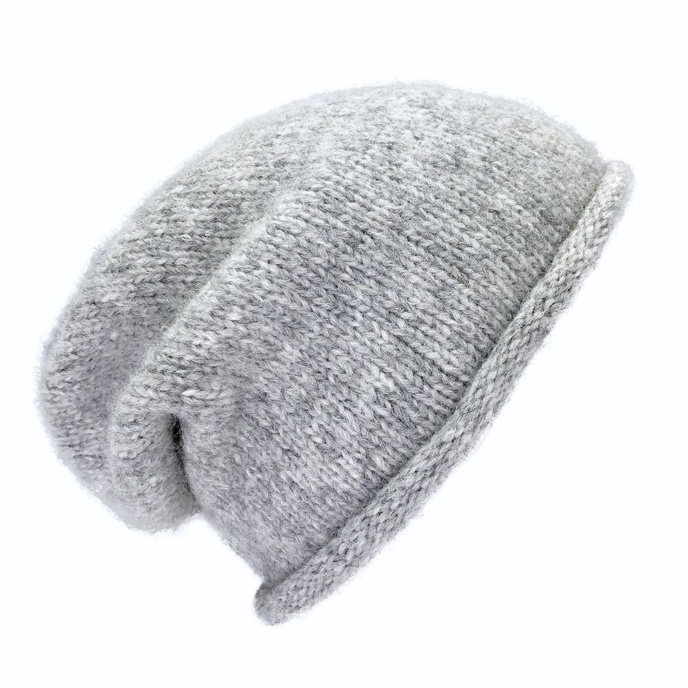 Gray Essential Knit Alpaca Beanie - Dear Autumn