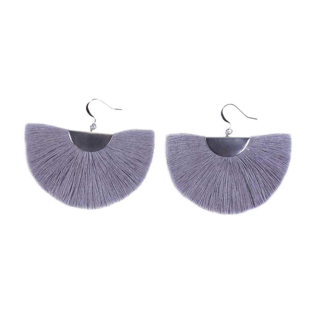 Half Moon Fan Earrings - Dear Autumn