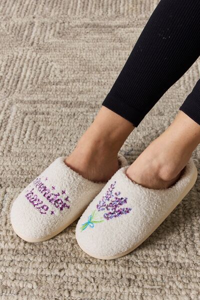 Lavender Haze Cozy Slippers - Dear Autumn