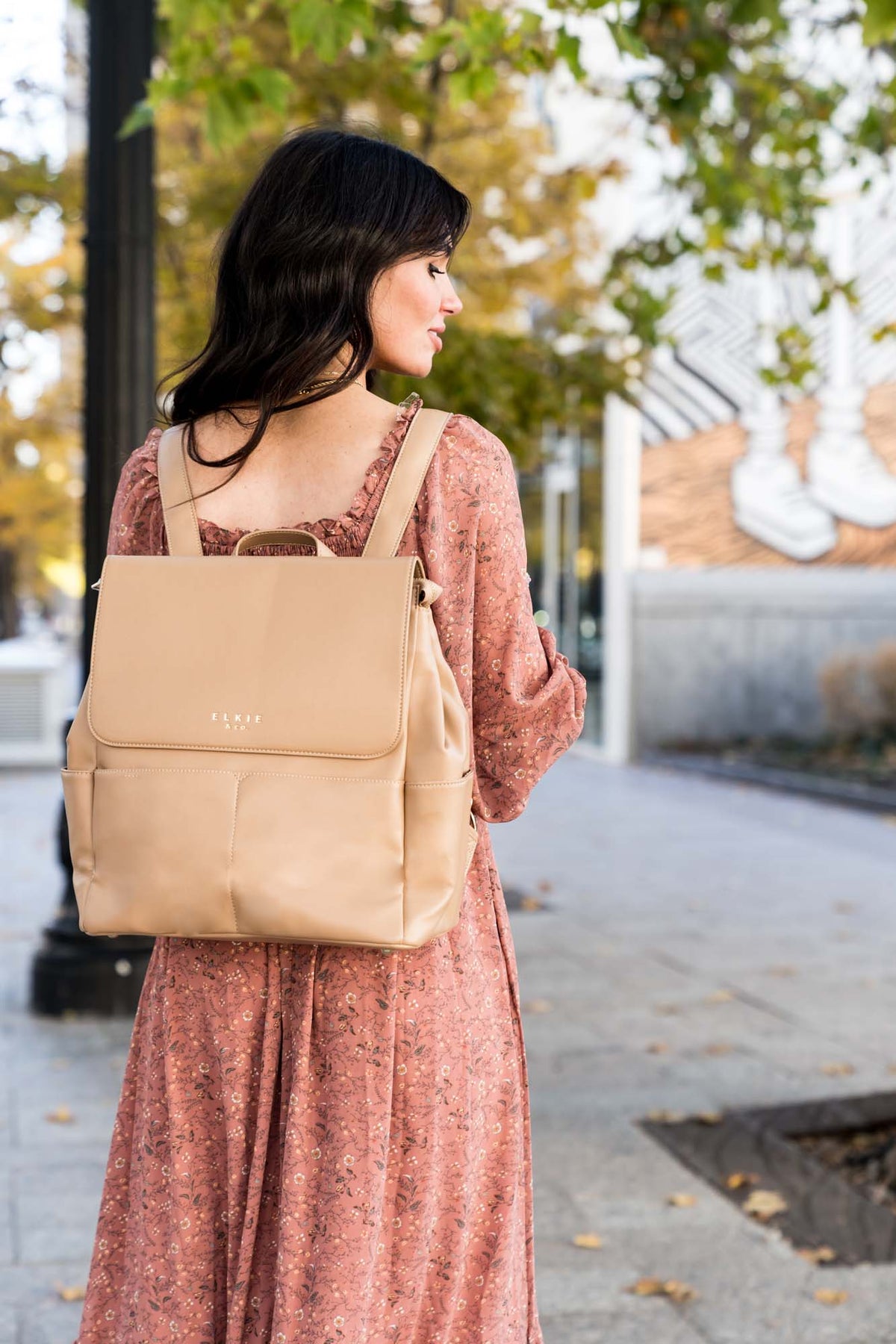 Microfiber Vegan Leather Backpack - Dear Autumn