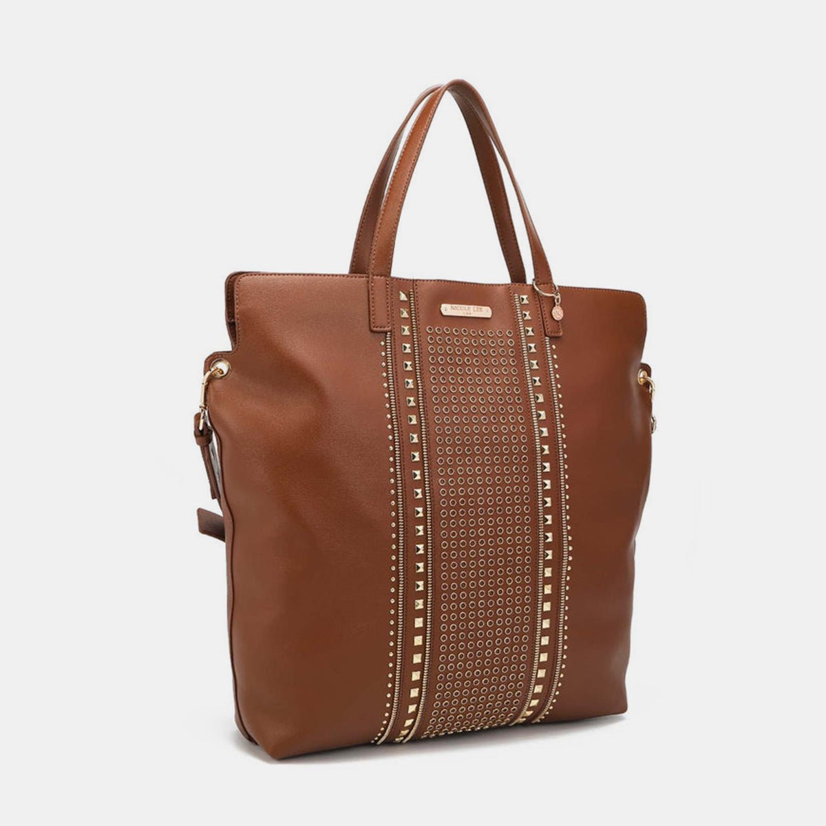 Nicole Lee Studded Large Tote Bag - Dear Autumn