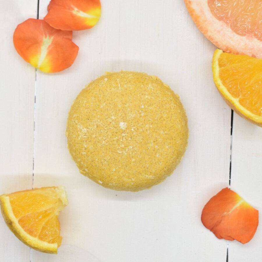 Package Free Wild Orange, Grapefruit & Palmarosa Shampoo Bar [2 oz.] - Dear Autumn