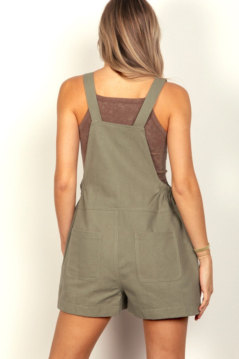 VERY J Adjustable Suspender Overalls with Pockets - Dear Autumn